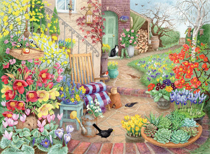 PUZZLE 4X500PC HAPPY DAYS GLORIOUS GARDE