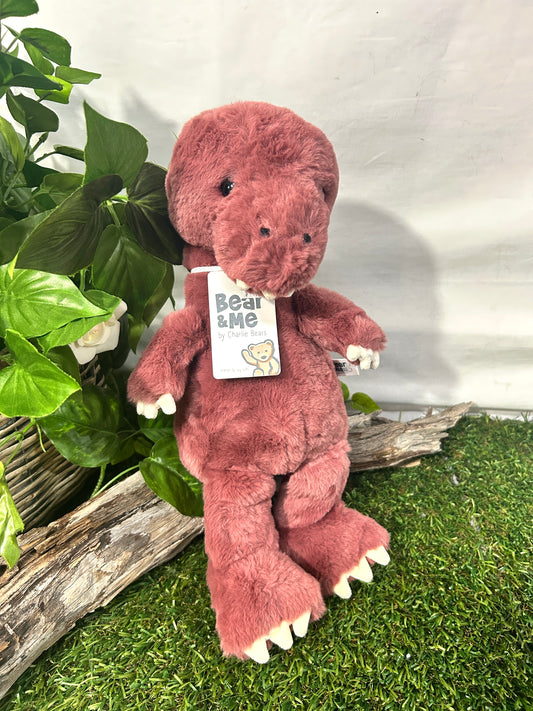 CB BEAR & ME TUSHY PEG T REX DAMSON PINK