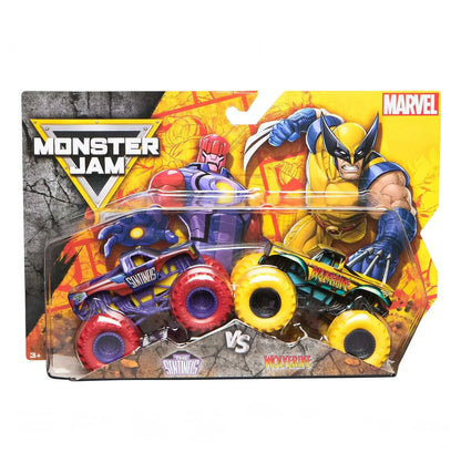 MONSTER JAM 1:64 MARVEL 2 PACK AST