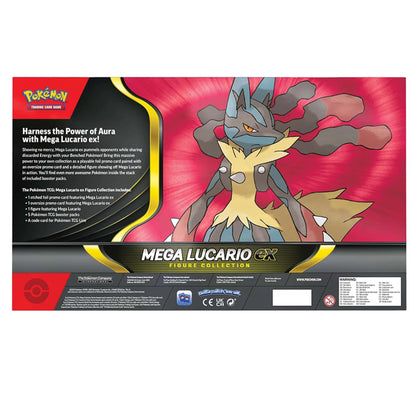 POKEMON TCG MEGA LUCARIO EX FIGURE BOX