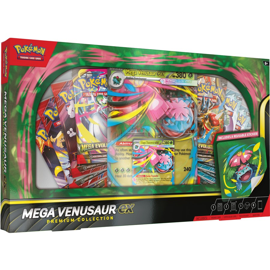 POKEMON TCG MEGA VENUSAUR EX PREMIUM BOX