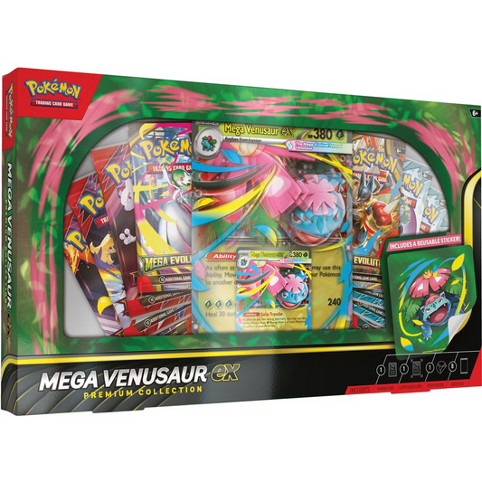 POKEMON TCG MEGA VENUSAUR EX PREMIUM BOX