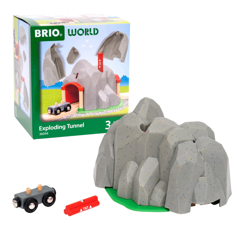 BRIO DYNAMITE MOUNTAIN TUNNEL 3PC