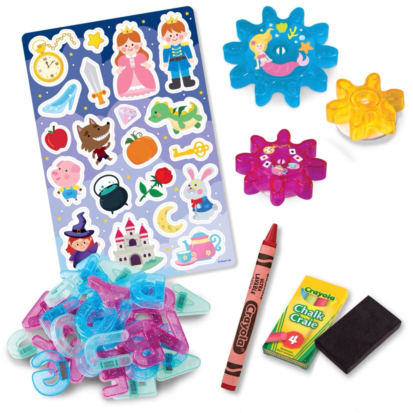 CRAYOLA 2 SIDED STORYBOARD PRINCESS