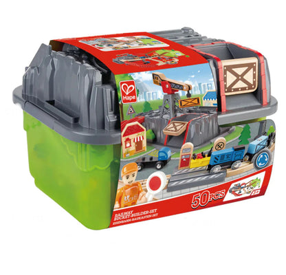 HAPE RAILWAY BUCKET BUILDER SET