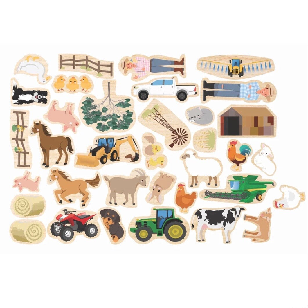 FRIDGE FRIENDS MAGNETIC AUSSIE FARM
