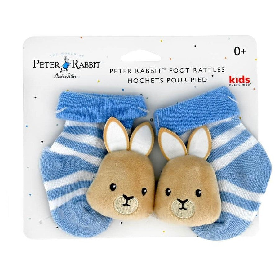 PETER RABBIT FOOT RATTLES