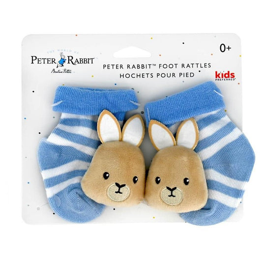 PETER RABBIT FOOT RATTLES