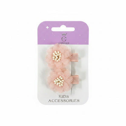 C/NICE HC08543 MESH FLOWER HAIR CLIP