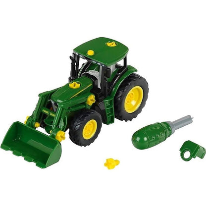 JD TRACTOR W/FRONT LOADER & WEIGHT