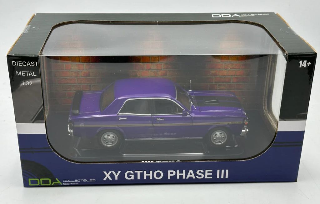 D/C 1:32 XY GTHO FORD PURPLE/ GLD STRIPE