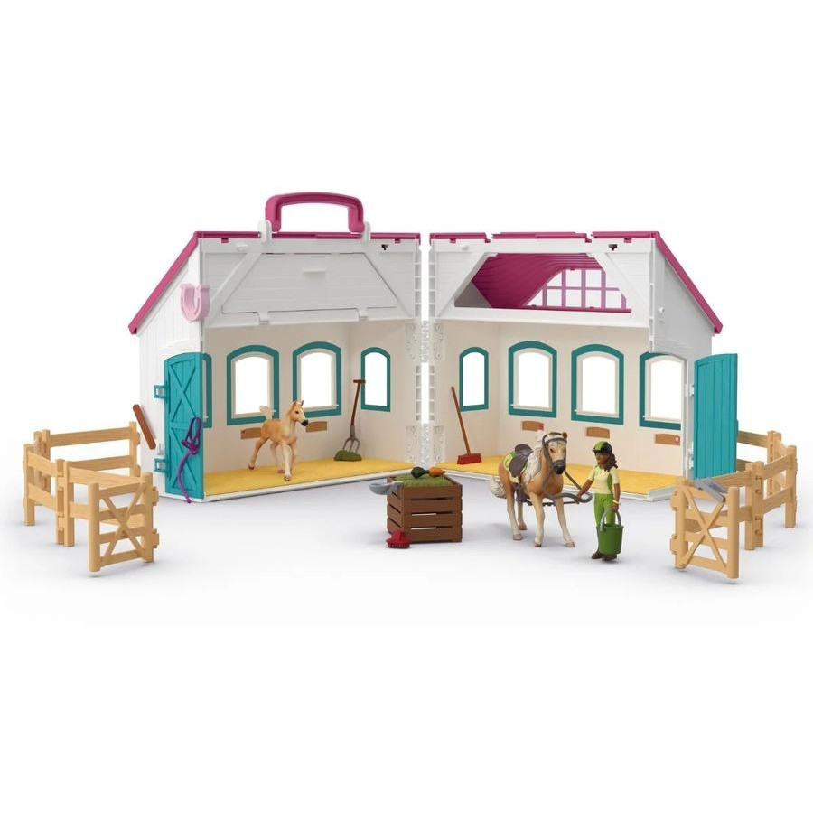 SCHLEICH 42703 OPEN STABLE LITTLE HORSE