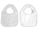 PLAYGRO BIBS 2 PK SCALLOP GREY