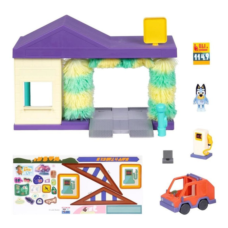 BLUEY S15 CAR WASH PLAYSET