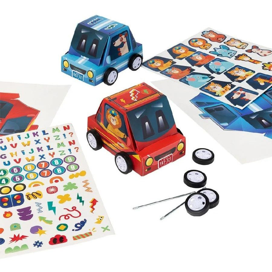 IMAGINE MAKE & PLAY RACING CARS