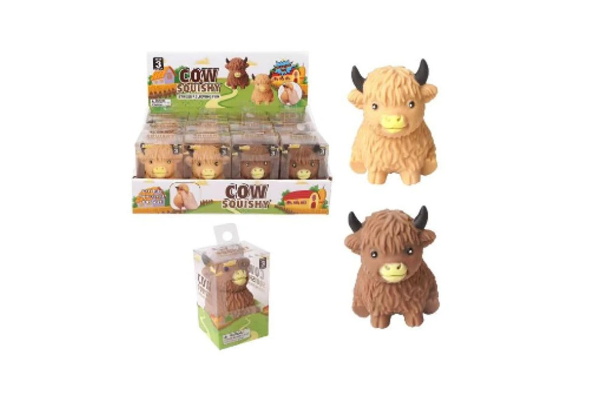 SQUISHY COLOUR CHANGE HIGHLAND COW