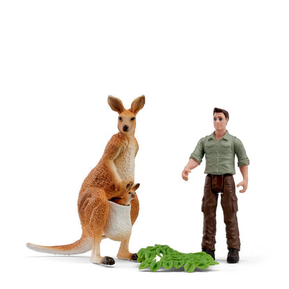 SCHLEICH 81540 KANGAROO TOUR & RANGER