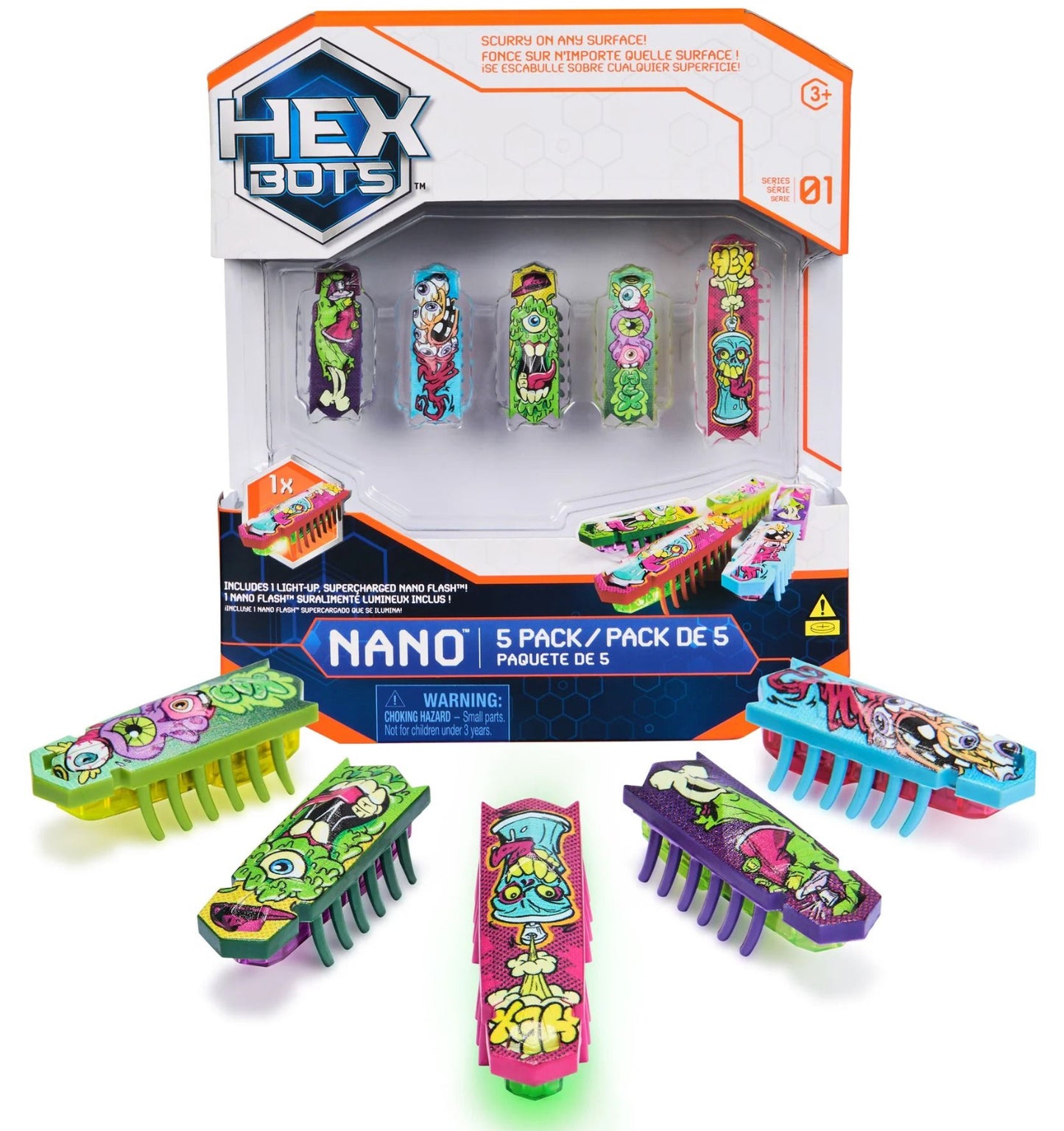HEXBOTS FLASH NANO 5PK