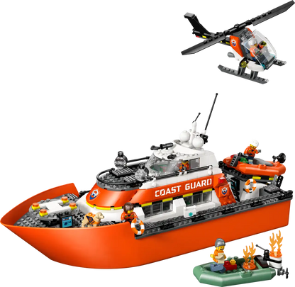 LEGO 60504 CITY COAST GUARD BOAT & HELIC