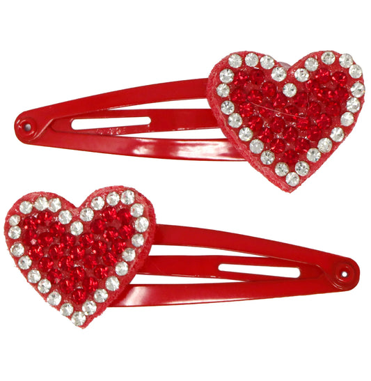 P/POP TWINKLING HEART SNAP HAIR CLIP