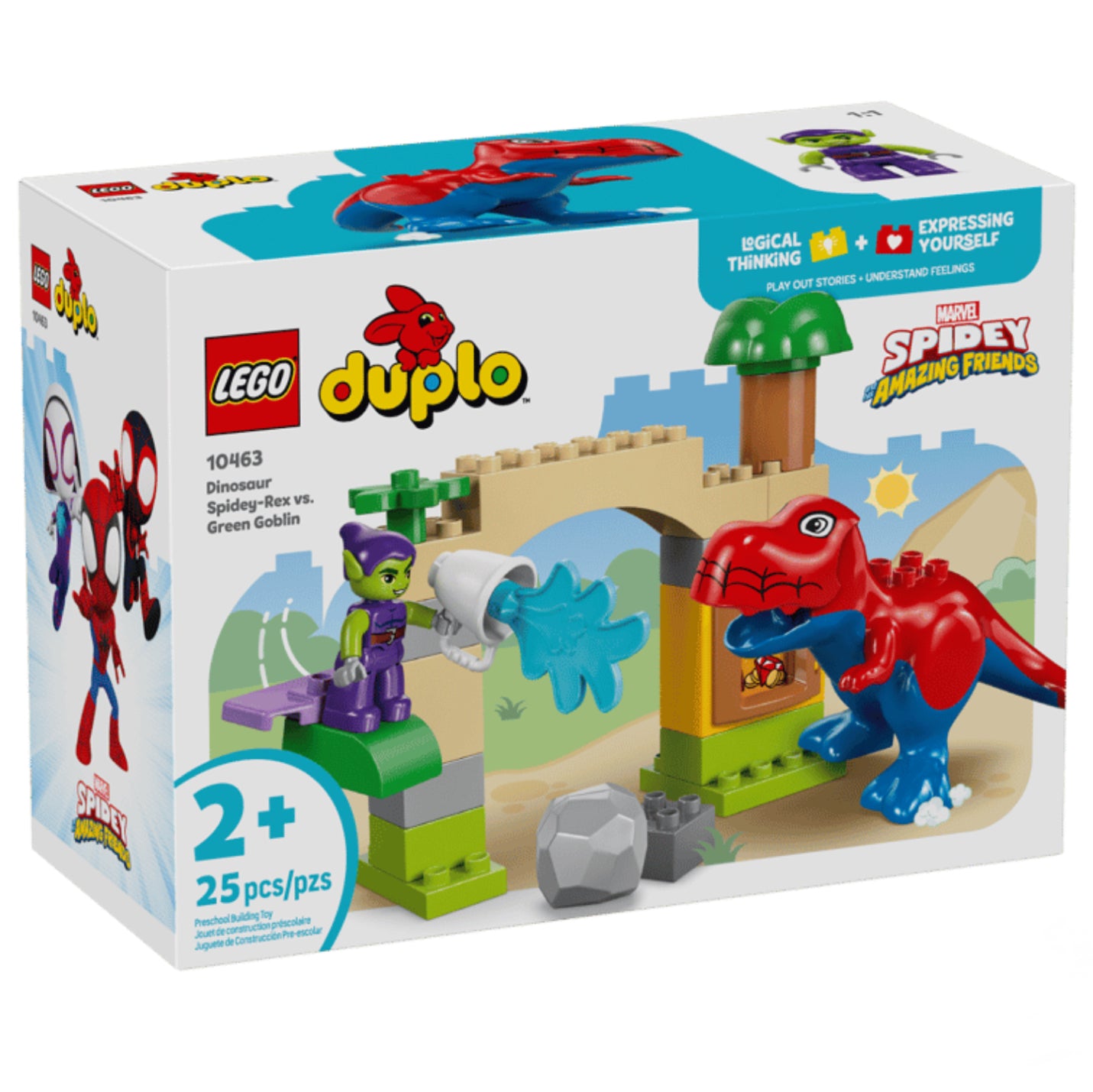 LEGO 10463 DUPLO DINO SPIDEYREX V GOBLIN