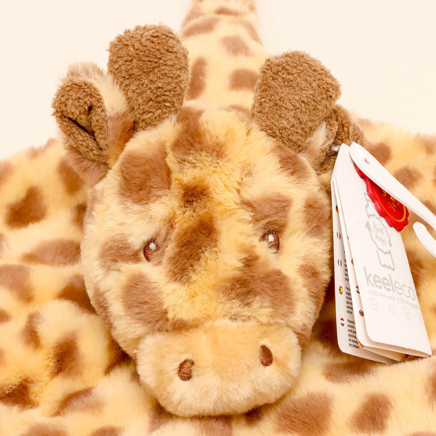 PLUSH KEELECO BABY BLANKET GIRAFFE