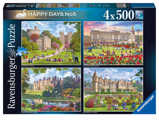 PUZZLE 4X500PC ROYAL RESIDENCES