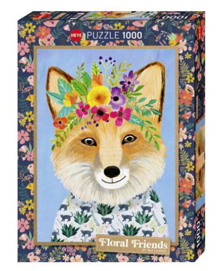 PUZZLE 1000PC HEYE FLORAL FRIENDS