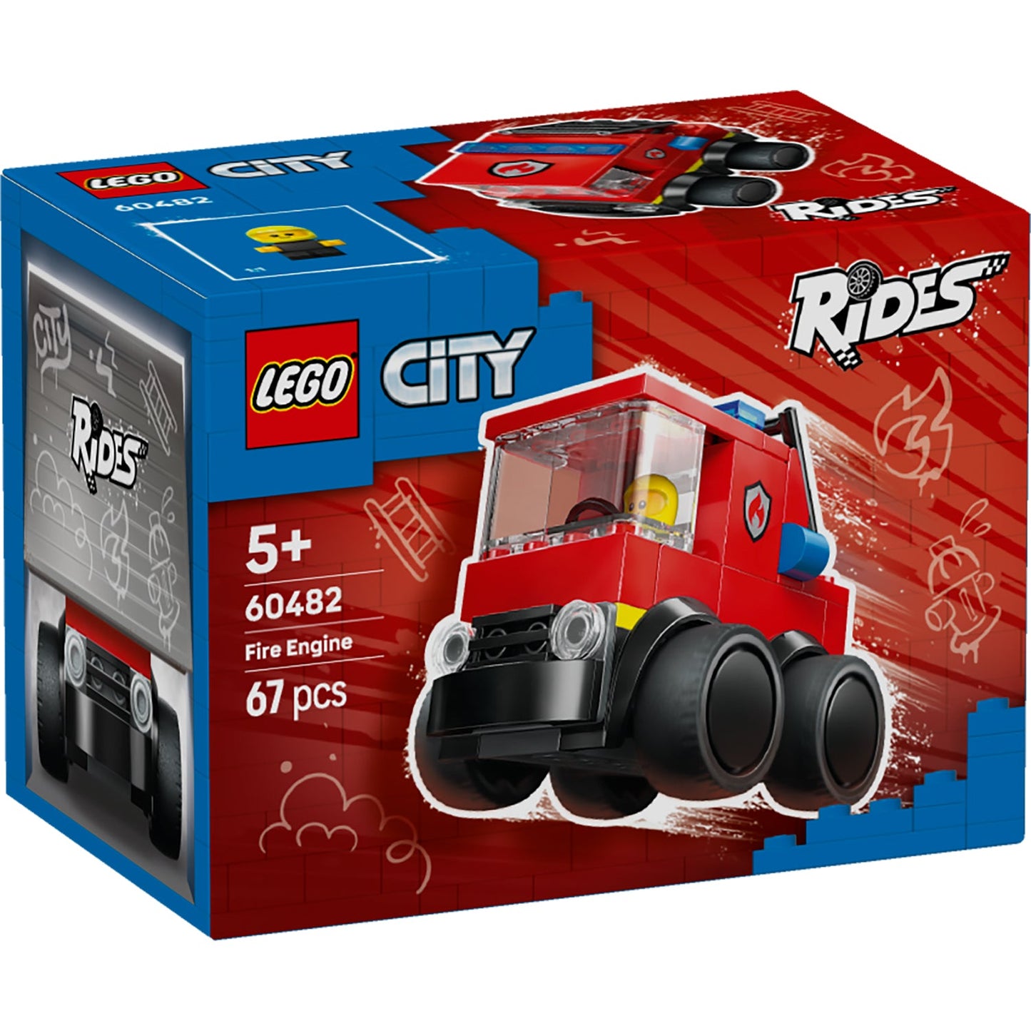 LEGO 60482 CITY RIDES FIRE TRUCK