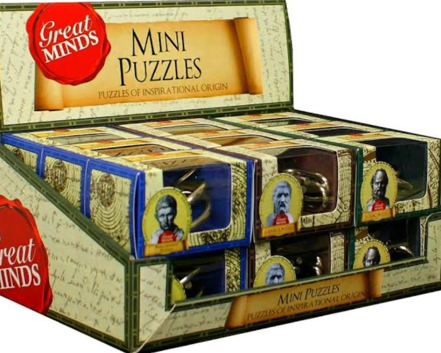 Great Minds Mini Metal Puzzles Ast