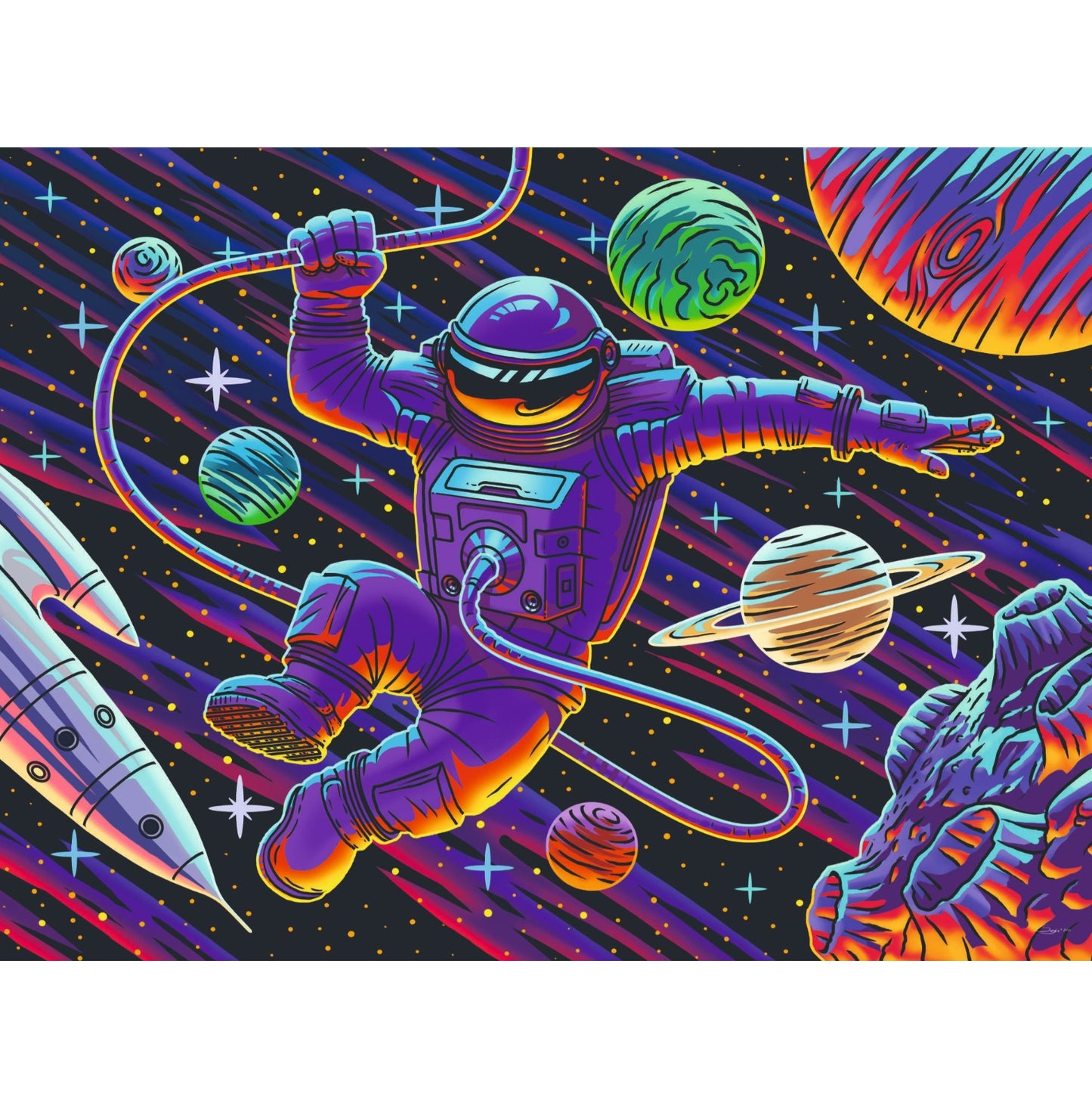 PUZZLE 200PC OUTER SPACE ADVENTURE