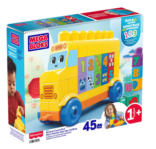 MEGA BLOKS BUILD & COUNT BUS