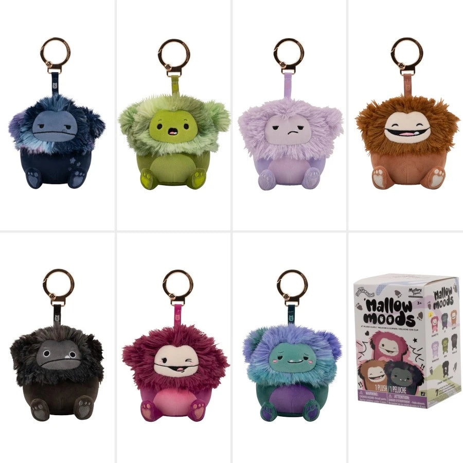 SQUISHMALLOW 4 CLIP ON MALLOW MOODS BLIN