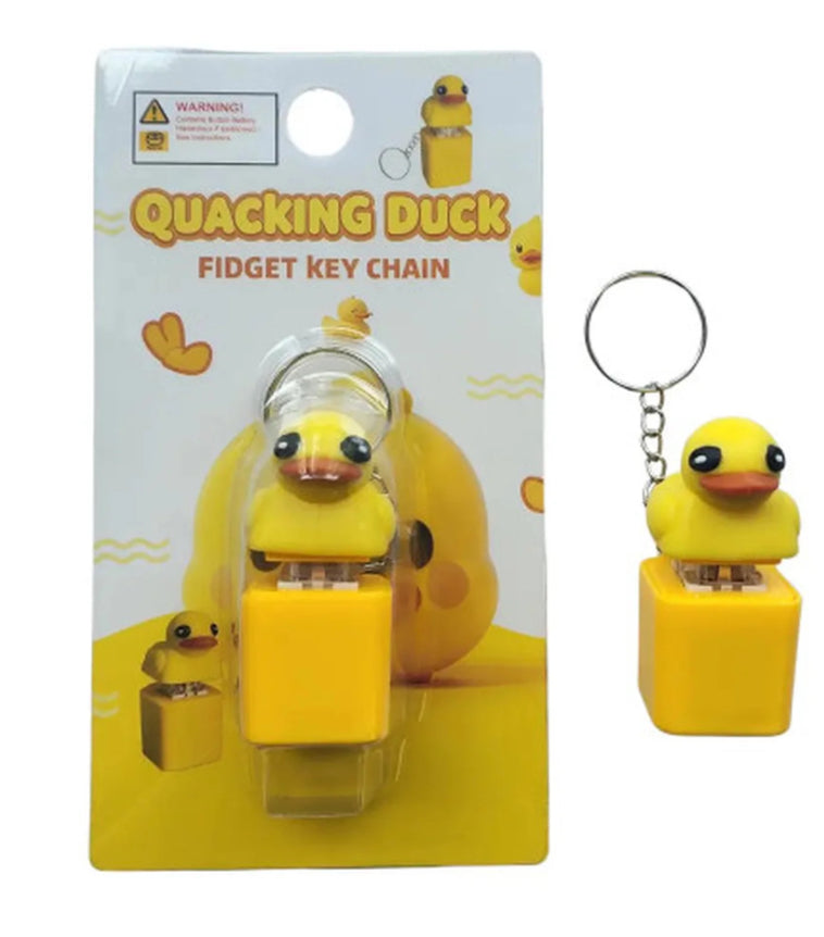 FIDGET KEYCHAIN QUAKING DUCK