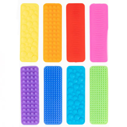 SENSORY TEXTURED FIDGET STRIPS SET OF 8