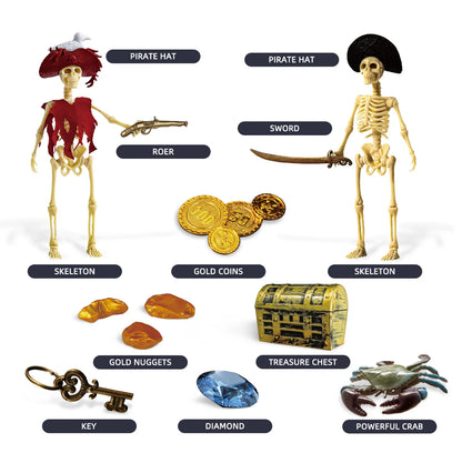 JOHNCO DIG KIT PIRATE TREASURES