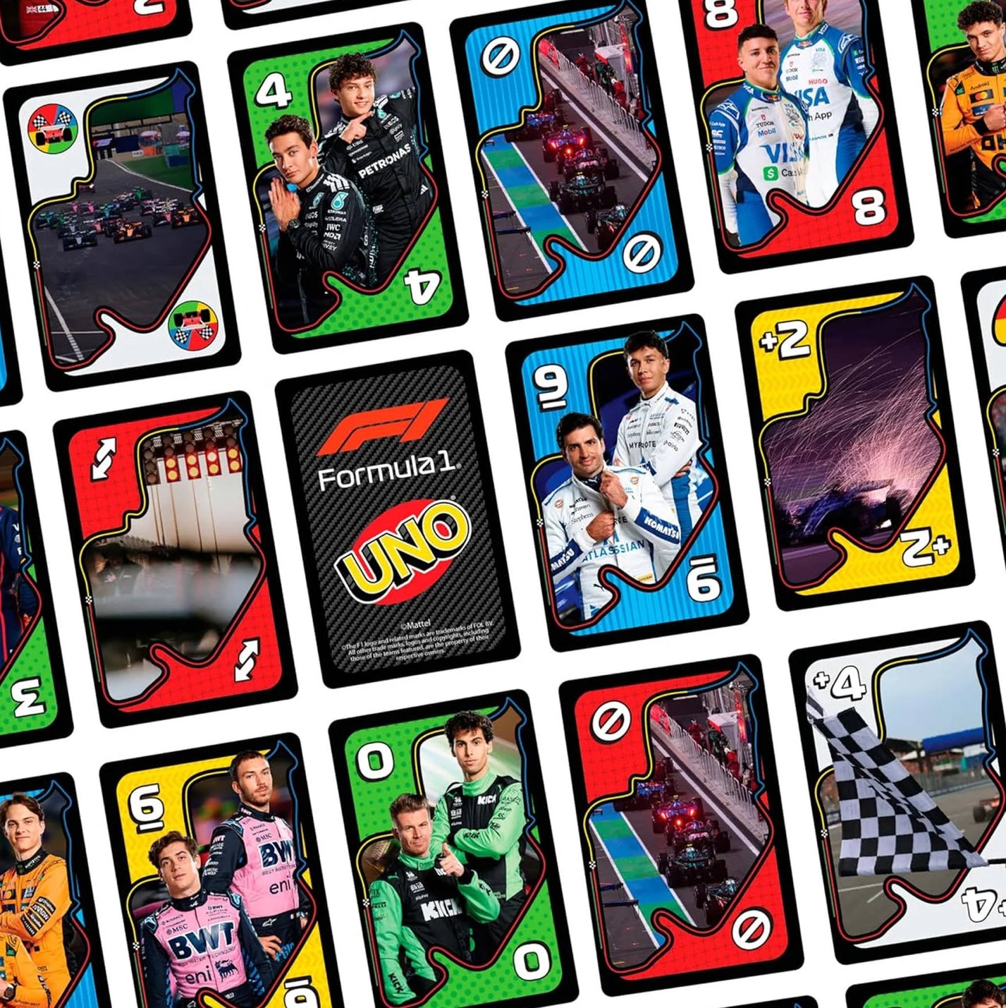 GAME UNO FORMULA 1 CARD GAME