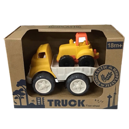BIO PLASTIC TRUCK W TRACTOR AST
