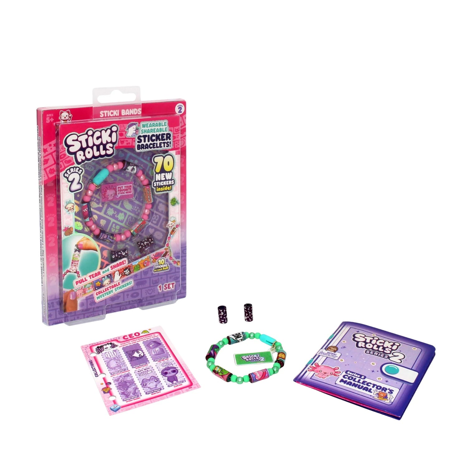 STICKI ROLLS STICKI BAND SINGLE  AST S2