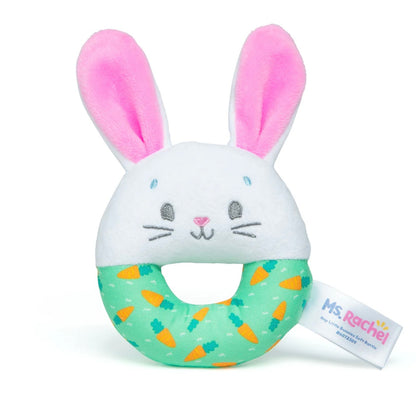 MS RACHEL HOP LITTLE BUNNIES SOFT RATTLE