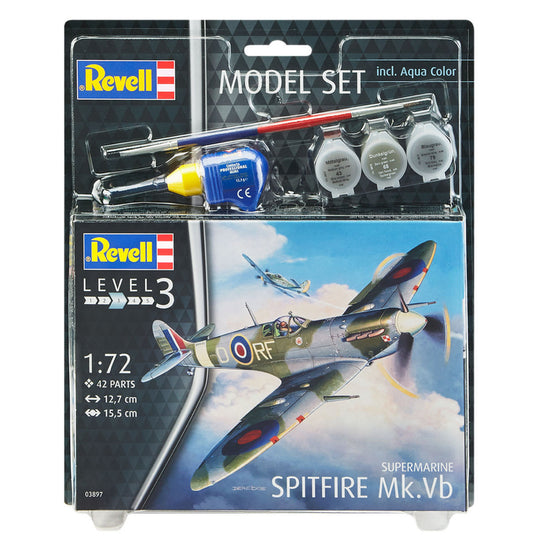 REVELL 1:72 MODEL KIT SPITFIRE MK.VB SUB
