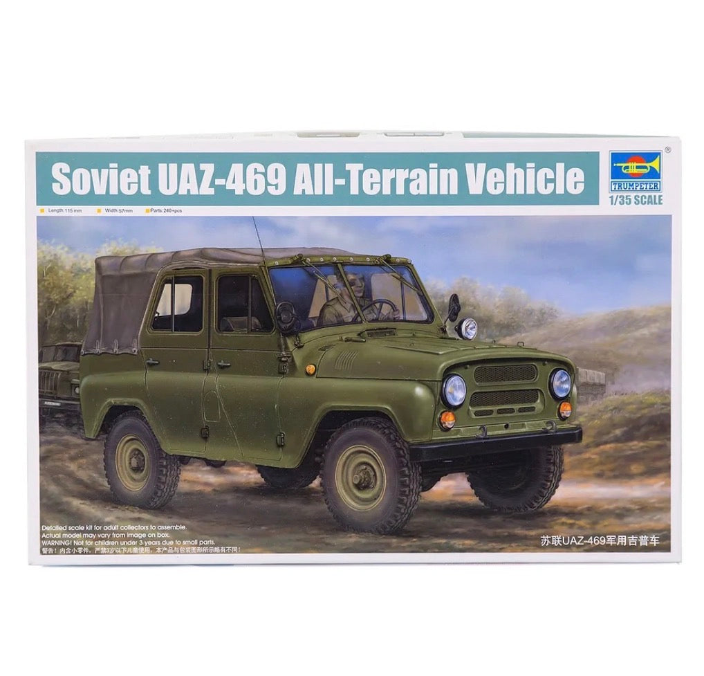 TRUMP 1:35 SOVIET UAZ-469 ALL TERRAIN