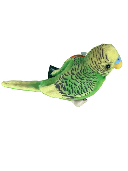 PLUSH LIVING NATURE YELLOW BUDGIE SOUND