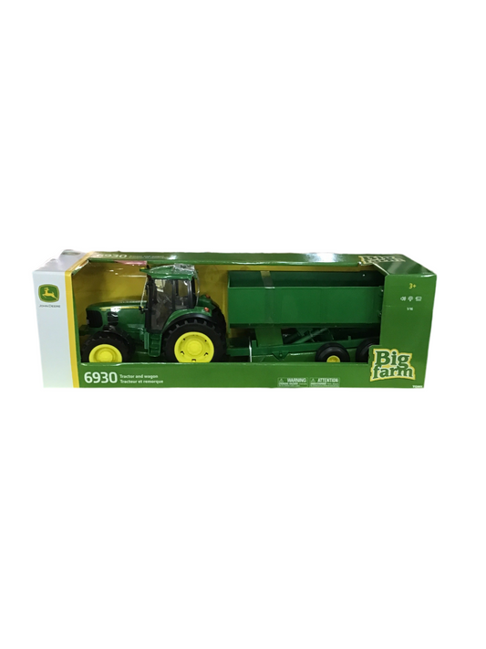 JD TRACTOR AND WAGON