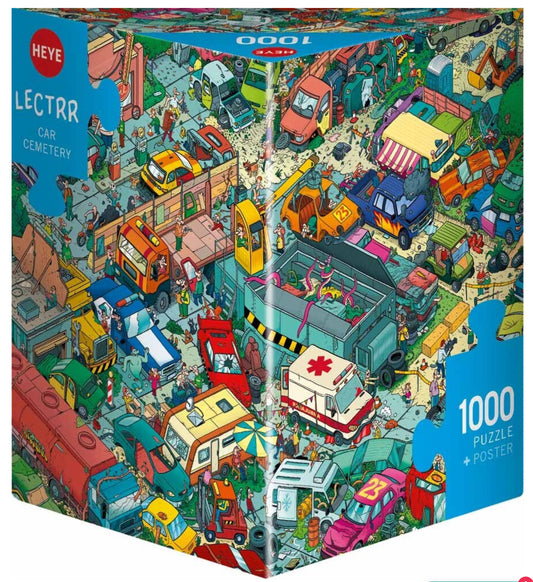PUZZLE 1000PC HEYE CAR CEMETRY