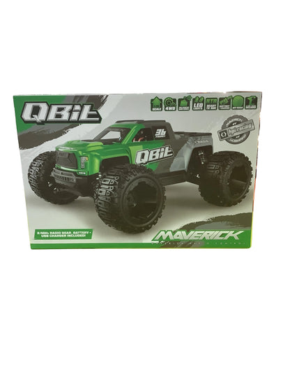 R/C MAVERICK QBIT MT MONSTER TRUCK GREEN