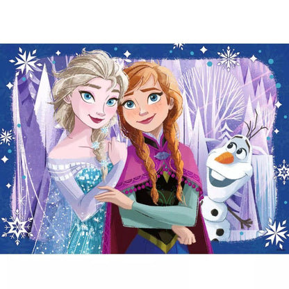 PUZZLE 4X100PC FROZEN MAGICAL SPIRITS