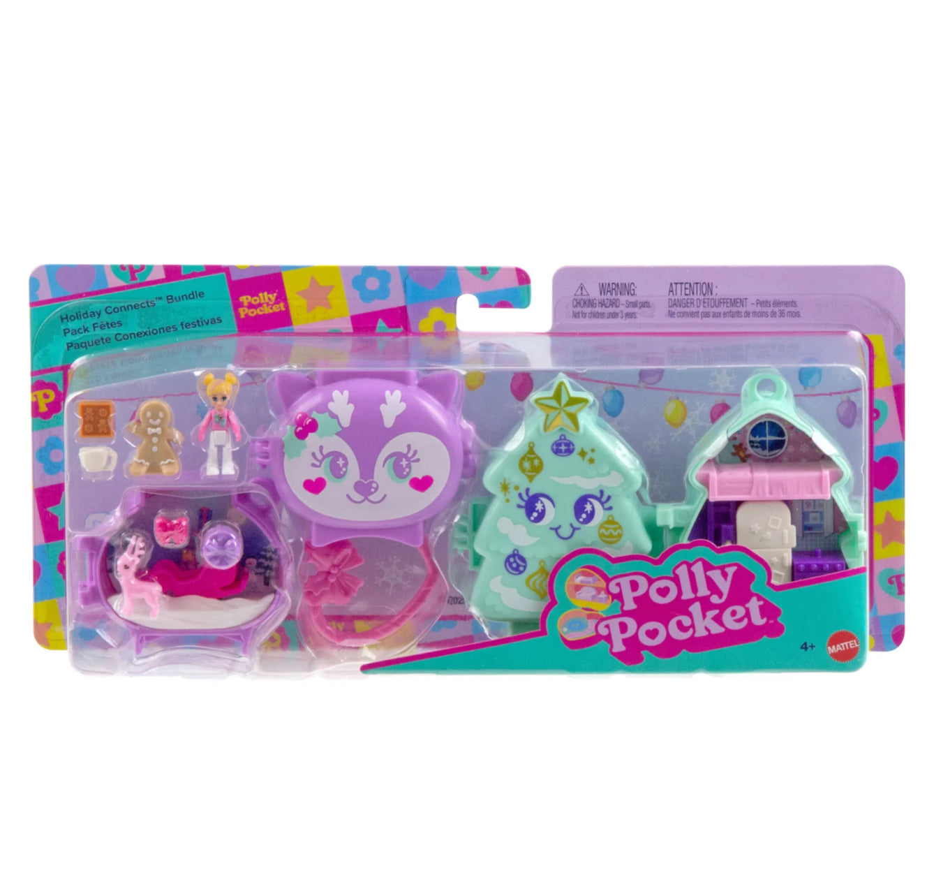 POLLY POCKET HOLIDAY CONNECTS COMPACT 2P
