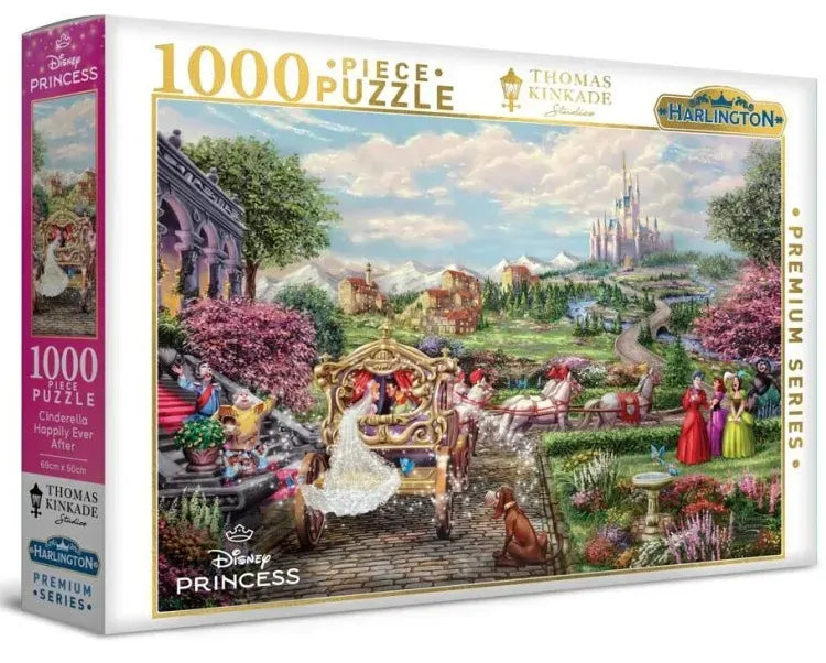 PUZZLE 1000PC CINDERELLA HAPPILY EVER