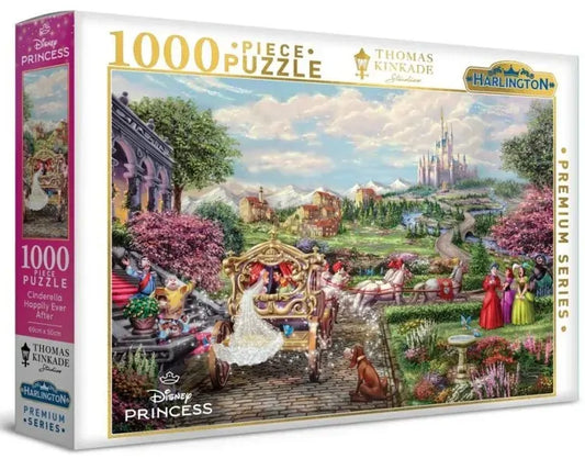 PUZZLE 1000PC CINDERELLA HAPPILY EVER